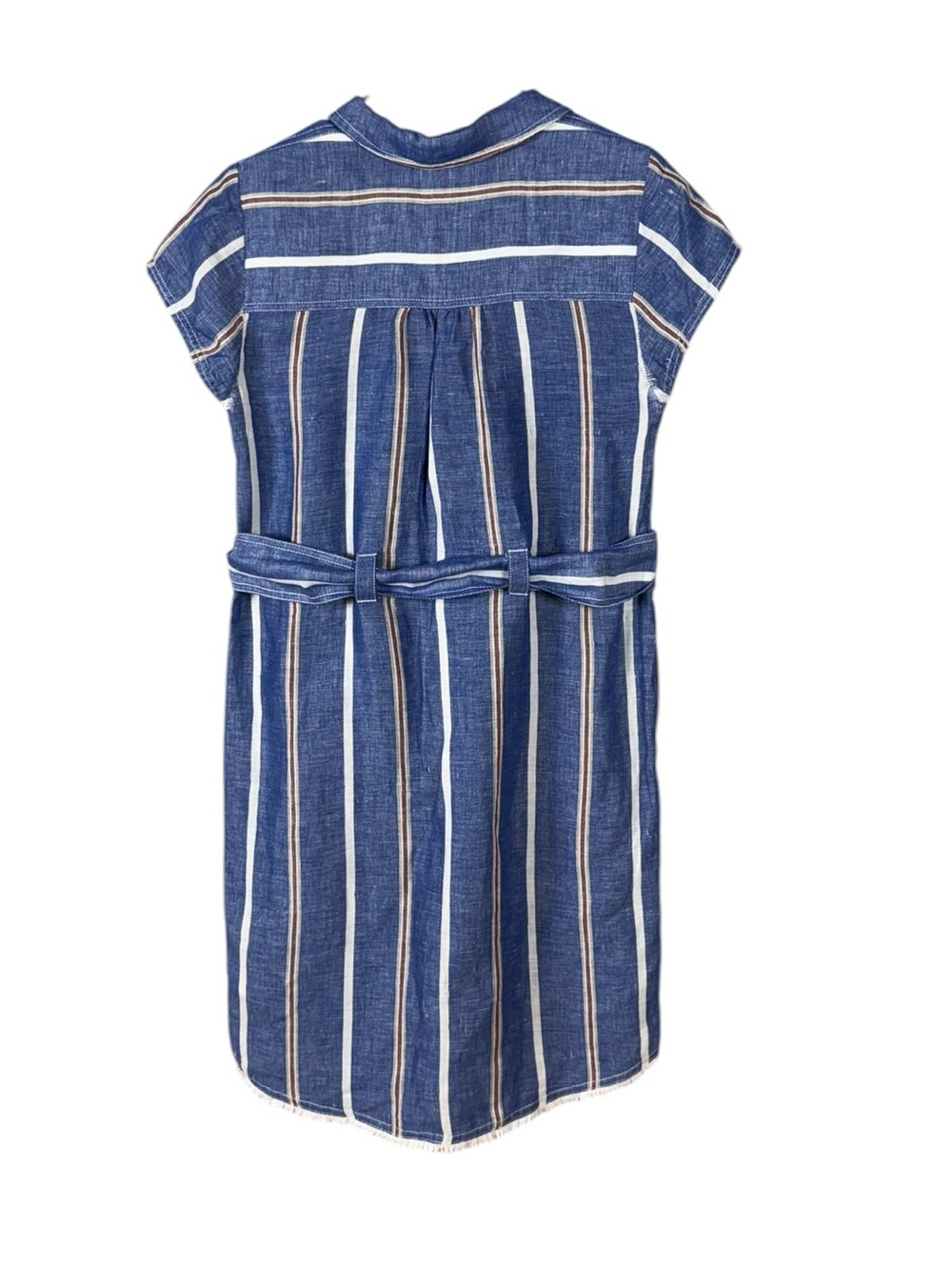 Anthropologie Pilcro Linen Dress Size 4 Coastal Resort Summer Indie Boho - Picture 4 of 8